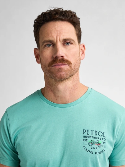Petrol industries - T-shirt korte mouw - Petrol - M-1050-Tsr603 - Men T-Shirt SS Classic Print