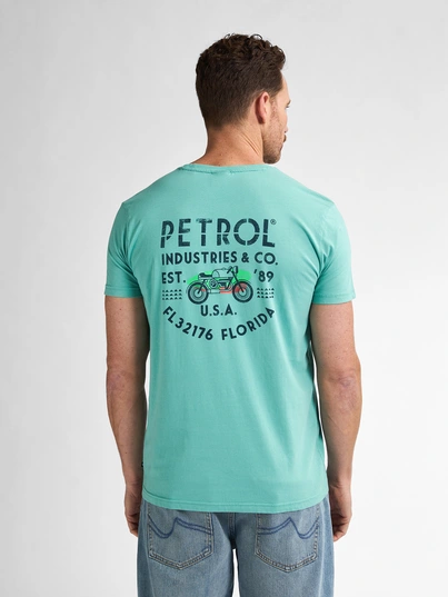 Petrol industries - T-shirt korte mouw - Petrol - M-1050-Tsr603 - Men T-Shirt SS Classic Print