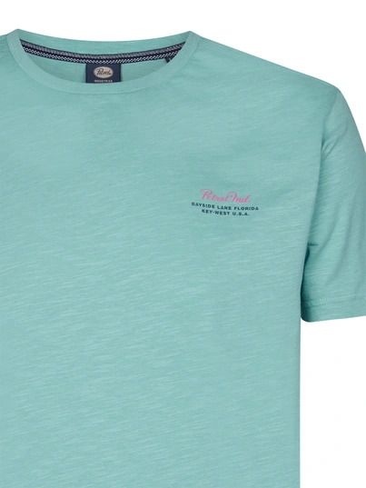 Petrol industries - T-shirt korte mouw - Petrol - M-1050-Tsr647 - Men T-Shirt SS