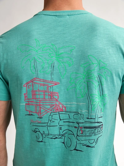 Petrol industries - T-shirt korte mouw - Petrol - M-1050-Tsr647 - Men T-Shirt SS