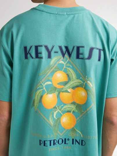 Petrol industries - T-shirt korte mouw - Petrol - M-1050-Tsr649 - Men T-Shirt SS Classic Print