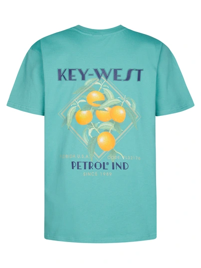 Petrol industries - T-shirt korte mouw - Petrol - M-1050-Tsr649 - Men T-Shirt SS Classic Print