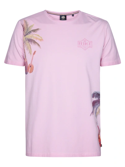 Petrol industries - T-shirt korte mouw - Roze - M-1050-Tsr673 - Men T-Shirt SS