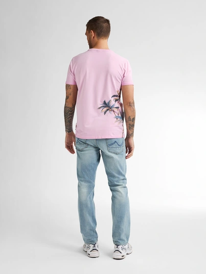 Petrol industries - T-shirt korte mouw - Roze - M-1050-Tsr673 - Men T-Shirt SS