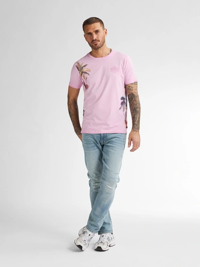 Petrol industries - T-shirt korte mouw - Roze - M-1050-Tsr673 - Men T-Shirt SS