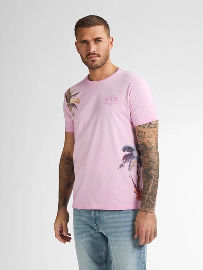 Petrol industries - T-shirt korte mouw - Roze - M-1050-Tsr673 - Men T-Shirt SS