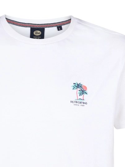 Petrol industries - T-shirt korte mouw - Wit - M-1050-Tsr644 - Men T-Shirt SS