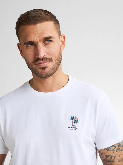 Petrol industries - T-shirt korte mouw - Wit - M-1050-Tsr644 - Men T-Shirt SS