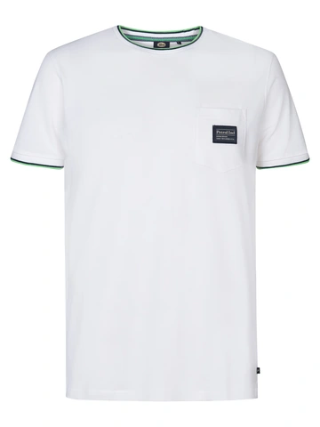 Petrol industries - T-shirt korte mouw - Wit - M-1050-Tsr645 - Men T-Shirt SS