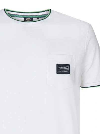 Petrol industries - T-shirt korte mouw - Wit - M-1050-Tsr645 - Men T-Shirt SS
