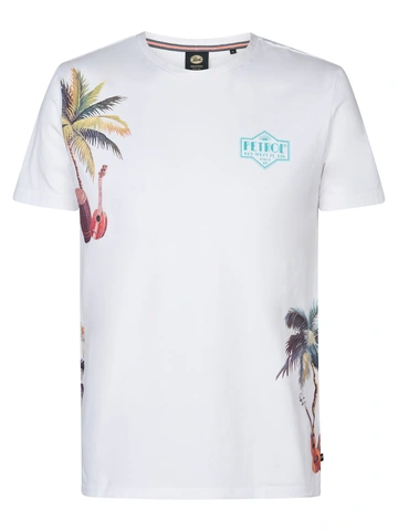 Petrol industries - T-shirt korte mouw - Wit - M-1050-Tsr673 - Men T-Shirt SS
