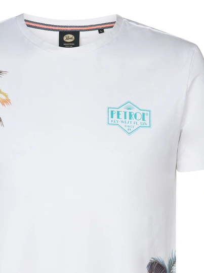 Petrol industries - T-shirt korte mouw - Wit - M-1050-Tsr673 - Men T-Shirt SS