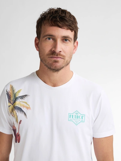 Petrol industries - T-shirt korte mouw - Wit - M-1050-Tsr673 - Men T-Shirt SS