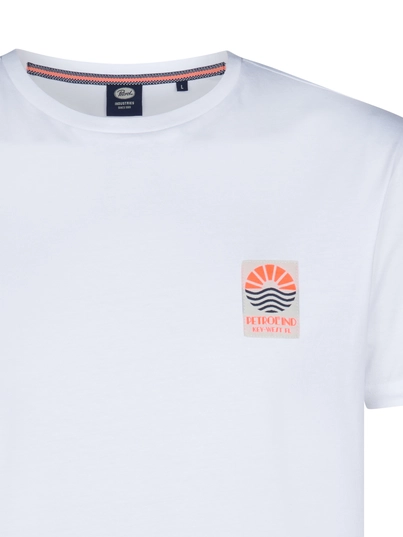 Petrol industries - T-shirt korte mouw - Wit - Men T-Shirt SS - M-1050-Tsr624