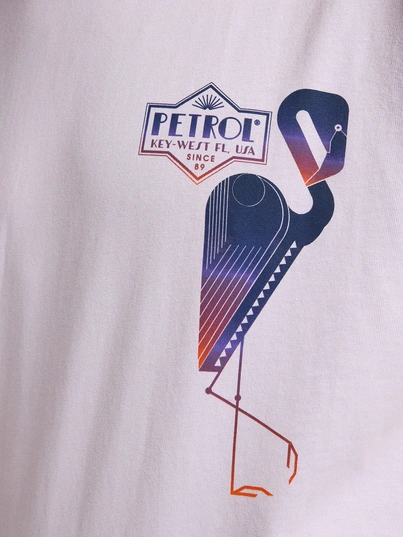 Petrol industries - T-shirt korte mouw - Wit - Men T-Shirt SS - M-1050-Tsr648