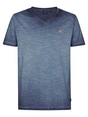 Petrol industries - T-shirt V-hals korte mouw - Donkerblauw - M-1050-Tsv662 - Men T-Shirt SS V-Neck