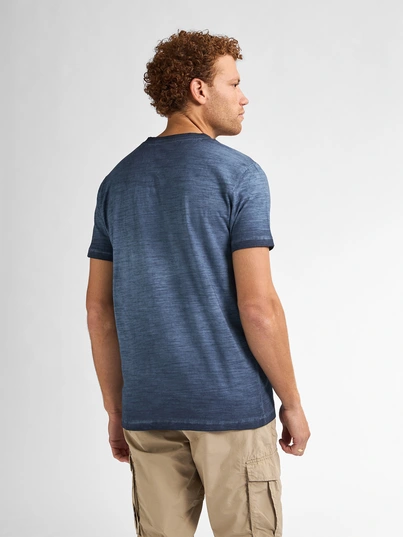 Petrol industries - T-shirt V-hals korte mouw - Donkerblauw - M-1050-Tsv662 - Men T-Shirt SS V-Neck