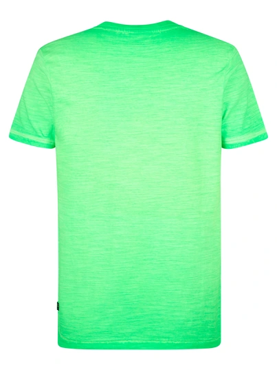 Petrol industries - T-shirt V-hals korte mouw - Lichtgroen - M-1050-Tsv662 - Men T-Shirt SS V-Neck