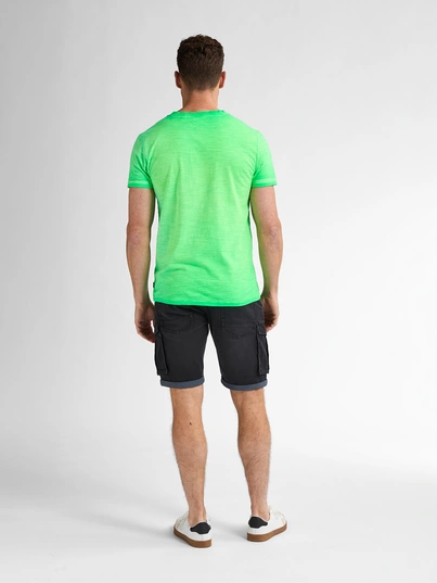 Petrol industries - T-shirt V-hals korte mouw - Lichtgroen - M-1050-Tsv662 - Men T-Shirt SS V-Neck