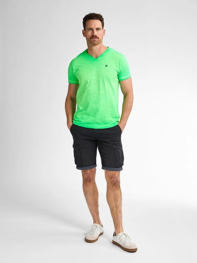 Petrol industries - T-shirt V-hals korte mouw - Lichtgroen - M-1050-Tsv662 - Men T-Shirt SS V-Neck