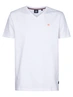 Petrol industries - T-shirt V-hals korte mouw - Wit - M-1050-Tsv662 - Men T-Shirt SS V-Neck
