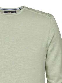 Petrol Industries - Trui met ronde hals - Lichtgroen - Men Knitwear Round Neck Basic - M-1050-Kwr203