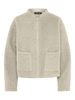 Pieces - Damesjas - Kiezelgrijs - Pcscarlet Bouchle Bomber - 17156165