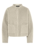 Pieces - Damesjas - Kiezelgrijs - Pcscarlet Bouchle Bomber - 17156165