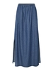Pieces - Denim rok - Donkere denim - Pctenim Hw Maxi Skirt Wvn - 17157939