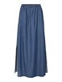 Pieces - Denim rok - Donkere denim - Pctenim Hw Maxi Skirt Wvn - 17157939