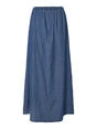Pieces - Denim rok - Donkere denim - Pctenim Hw Maxi Skirt Wvn - 17157939