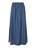 Pieces - Denim rok - Donkere denim - Pctenim Hw Maxi Skirt Wvn - 17157939