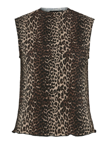 Pieces - Gilet - Dierenprint - Pcflora Sl Top Jrs Bc - 17155406
