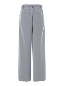 Pieces - Katoenen broek - Grijs - Pckamil Hw Wide Pant - 17155335