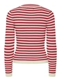 Pieces - Pccrista Ls O-Neck - Trui met ronde hals - Rood - 17115047