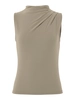 Pieces - Tanktop - Beige - Pcmadison Sl Draped Top Jrs No - 17151143