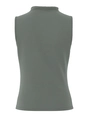 Pieces - Tanktop - Donkergrijs - Pcmadison Sl Draped Top Jrs No - 17151143