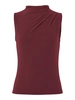 Pieces - Tanktop - Rood - Pcmadison Sl Draped Top Jrs No - 17151143
