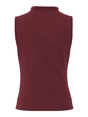 Pieces - Tanktop - Rood - Pcmadison Sl Draped Top Jrs No - 17151143