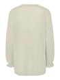 Pieces - Vest - Beige - Pcallie Ls V-Neck Knit Cardig - 17159272