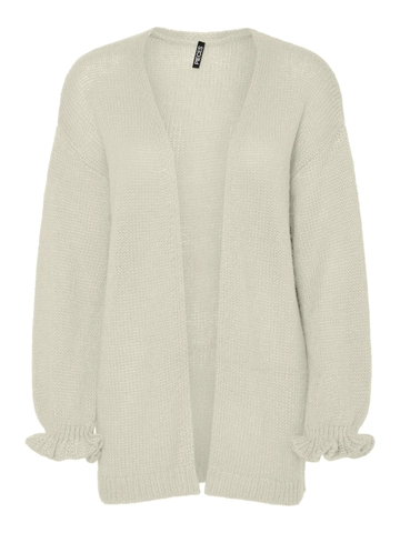 Pieces - Vest - Beige - Pcallie Ls V-Neck Knit Cardig - 17159272