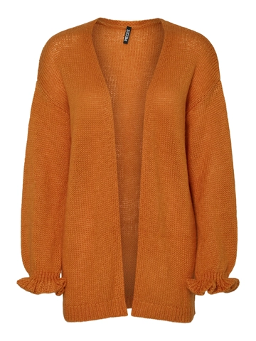 Pieces - Vest - Roze - Pcallie Ls V-Neck Knit Cardig - 17159272