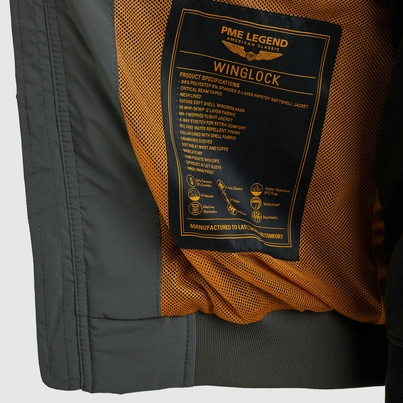 PME-Legend - Heren jas - Beige - Flight jacket WINGLOCK 2 Layer Sof