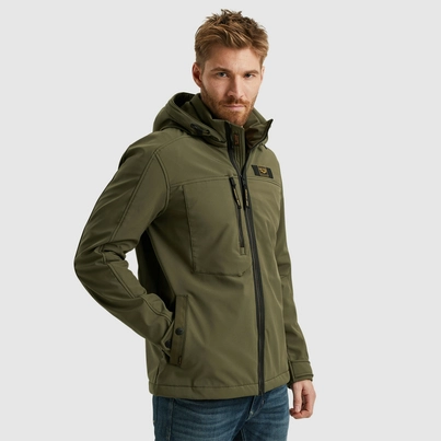 PME-Legend - Heren jas - Donkergroen - Semi long jacket SUCCESSOR 3L Soft