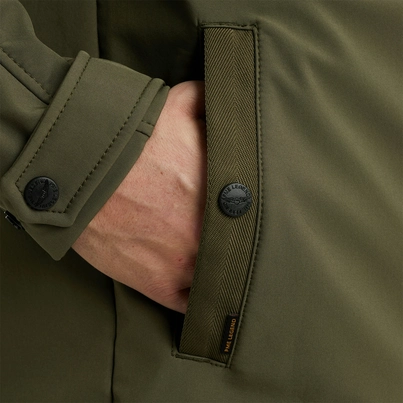 PME-Legend - Heren jas - Donkergroen - Semi long jacket SUCCESSOR 3L Soft