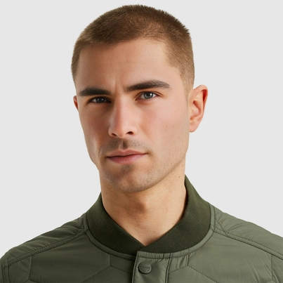 PME-Legend - Heren jas - Donkergroen - Short jacket FLYGLICER Lire Rib