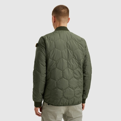 PME-Legend - Heren jas - Donkergroen - Short jacket FLYGLICER Lire Rib
