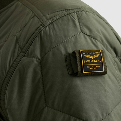 PME-Legend - Heren jas - Donkergroen - Short jacket FLYGLICER Lire Rib