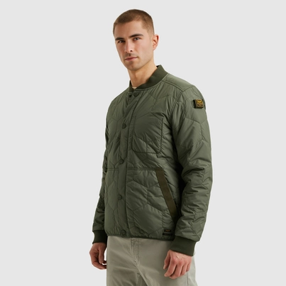 PME-Legend - Heren jas - Donkergroen - Short jacket FLYGLICER Lire Rib