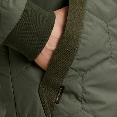 PME-Legend - Heren jas - Donkergroen - Short jacket FLYGLICER Lire Rib